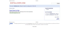 Desktop Screenshot of dofollowr.com